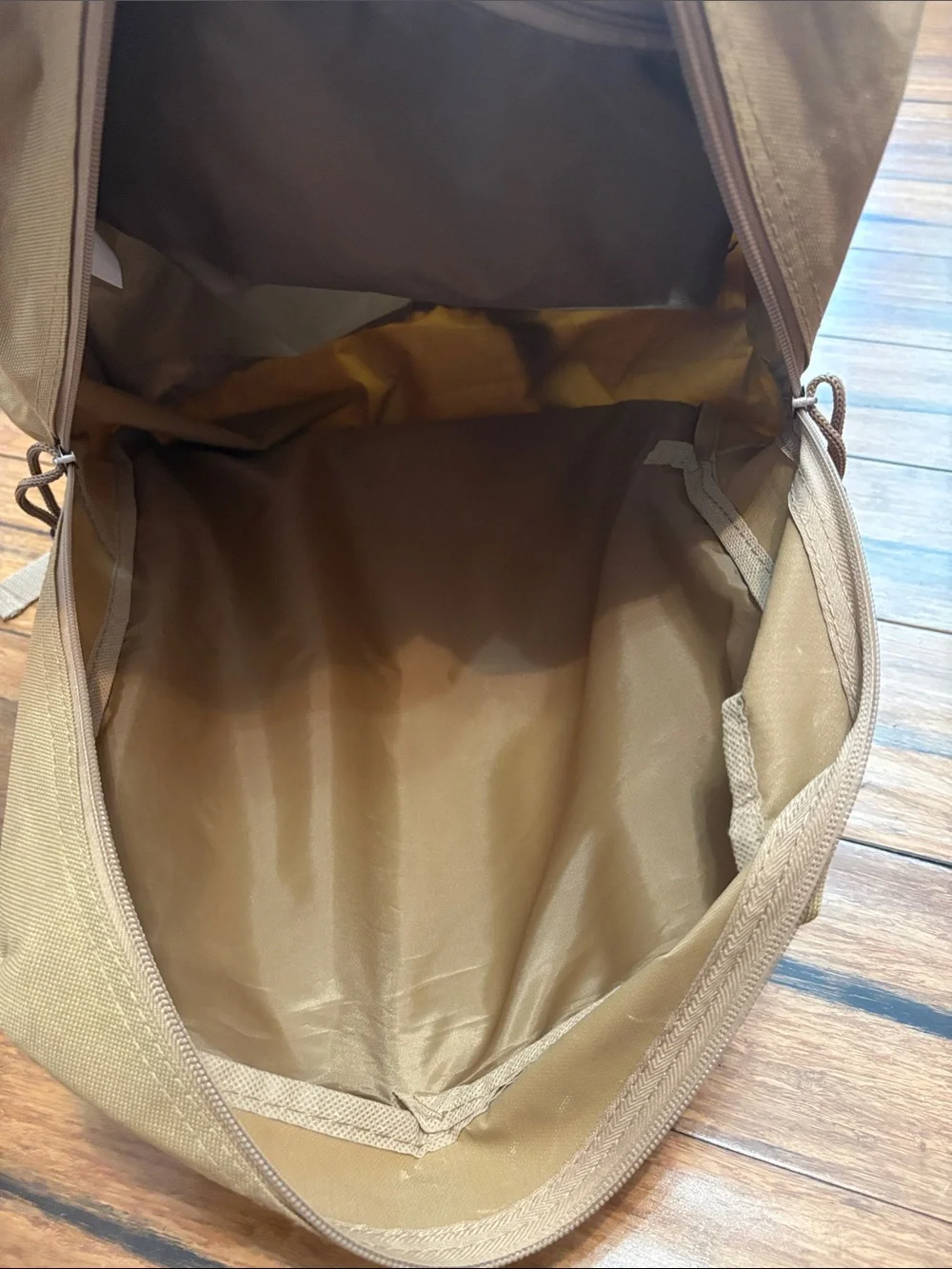 National Rifle Association NRA Backpack 15”X 12” Tan Tactical Gear Beige